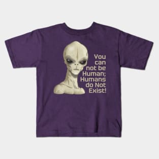 Alien v Human Kids T-Shirt